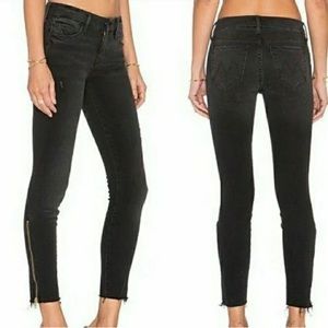 Mother Looker Zip Fray Wait Until Dark jeans NWOT * Host Pick *